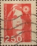 Stamps France -  Intercambio 0,20 usd 2,50 francos 1991