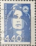 Stamps France -  Intercambio 0,40 usd 4,40 francos 1993