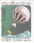 Stamps Vietnam -  globo aerostàtico