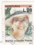 Stamps Honduras -  Blanca Jeannette Kawas