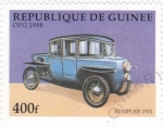 Sellos de Africa - Guinea -  coche de epoca