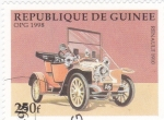 Sellos de Africa - Guinea -  coche de epoca