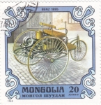 Sellos de Asia - Mongolia -  coche de epoca