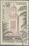 Stamps France -  Intercambio 0,20 usd 50 cents. 1960