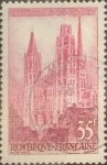 Stamps France -  Intercambio 0,20 usd 35 francos 1957