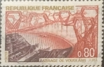 Stamps France -  Intercambio 0,20 usd 80 cents. 1969