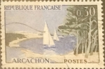 Stamps France -  Intercambio 0,20 usd 30 cents. 1961