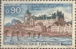 Stamps France -  Intercambio cxrf2 0,20 usd 90 cents. 1973