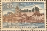 Stamps France -  Intercambio 0,20 usd 90 cents. 1973