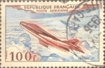 Stamps France -  Intercambio 0,20 usd 100 francos 1954