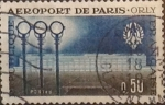 Stamps France -  Intercambio jxn 0,35 usd 50 cents. 1961