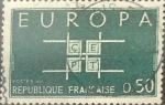 Stamps France -  Intercambio jcxs 0,25 usd 50 cents. 1963
