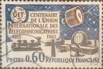 Sellos de Europa - Francia -  Intercambio jxn 0,30 usd 60 francos 1965