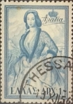 Stamps Greece -  Intercambio 0,20 usd 1 d. 1956