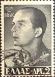 Stamps Greece -  Intercambio 0,20 usd 2 d. 1956