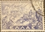 Stamps Greece -  Intercambio 0,20 usd  2 d. 1937