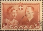 Stamps Greece -  Intercambio crxf 0,20 usd  3 d. 1938