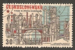 Stamps Czechoslovakia -  2128 - Química de Slovnaft