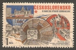 Stamps Czechoslovakia -  2130 - Metro de Praga