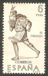 Stamps Spain -  1757 - El Chasqui, correo inca