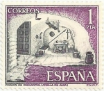 Stamps Spain -  TURISMO IXª SERIE. PRISIÓN DE CERVANTES. ARGAMASILLA DE ALBA (CIUDAD REAL). EDIFIL 2266