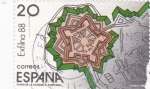 Sellos de Europa - Espa�a -  Exfilna-88 plano de la ciudad de Pamplona  (20)