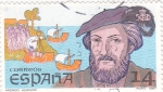Stamps Spain -  Americo Vespucio (20)