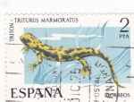 Stamps Spain -  tritón (20)