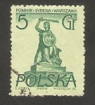 Stamps Poland -  802 - Monumento