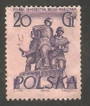 Stamps Poland -   805 - Monumento