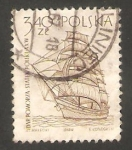 Stamps Poland -  1256 - Barco Escuela, Dar Pomorza