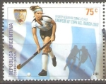 Stamps Argentina -  JOCKEY  FEMENINO  SOBRE  CESPED
