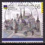 Stamps : Europe : Germany :  ALEMANIA 2002 Michel 2232 SELLO 1000 ANIVERSARIO CIUDAD BAUTZEN USADO