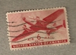 Stamps United States -  Avión