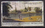 Stamps : Europe : Germany :  ALEMANIA 2002 Michel 2253 Sello ONU Unesco Dessau Worlitz Usado