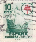 Stamps Spain -  pro-tuberculosos (20)