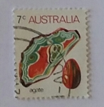 Stamps Australia -  Australia - Agate - 1973