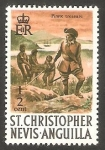 Sellos de America - San Cristóbal y Nevis -  St. Christopher-Nevis-Anguilla - 220 - Tesoro de los piratas