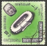 Sellos de Asia - Emiratos �rabes Unidos -  Qu'aiti (Hadramaut) - Copa del mundo de fútbol en Londres