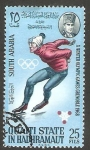 Stamps United Arab Emirates -  Qu'aiti (Hadhramaut) - Juegos olímpicos de invierno en Grenoble