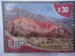 Sellos de America - Argentina -   UP-Cerro de siete colores-Jujuy