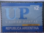 Sellos de America - Argentina -  U.P. Unidad Postal.