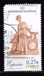 Stamps Spain -  Reloj de sobremesa s.XIX  Palacio Real de la Almudaina