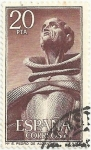 Stamps : Europe : Spain :  (191) MONASTERIO DE SAN PEDRO DE ALCÁNTARA. EFIGIE DE SAN PEDRO. EDIFIL 2377