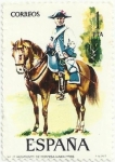 Stamps Spain -  UNIFORMES MILITARES. Nº21 REGIMIENTO EN LINEA MONTESA 1788. EDIFIL 2277