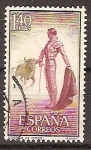 Stamps : Europe : Spain :  ESPAÑA SEGUNDO CENTENARIO USD Nº 1262 (0) 1,4P TAUROMAQUIA 