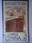 Stamps Spain -  Ed:2357- Bimilenario de Lugo-La Muralla Romana de Lugo.