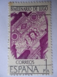 Stamps Spain -  Ed: 2356- Bimilenario de Lugo- Mosaico de Batitales.