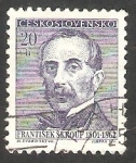 Stamps Czechoslovakia -  1201 - Centº de la muerte del compositor Frantisek Skroup