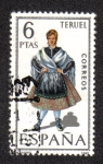 Stamps Spain -  Trajes Típicos Españoles